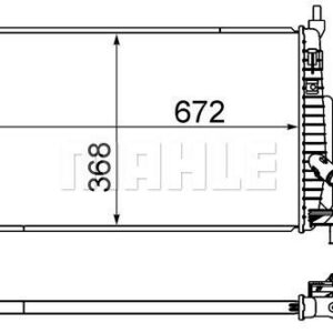 Kühlmittelkühler Mazda 3 2009- - MAHLE