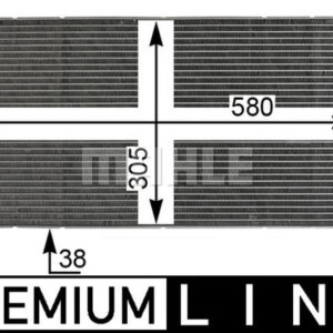 Kühlmittelkühler FIAT IDEA 1.3 - MAHLE