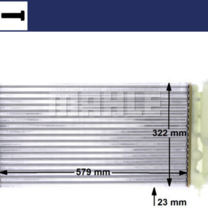 Kühlmittelkühler FIAT PUNTO 1.2 - MAHLE