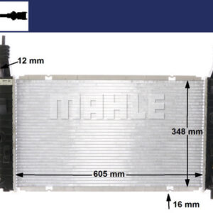 Kühlmittelkühler OPEL MERIVA - MAHLE