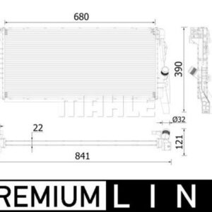 MOTOR SU RADYATORU BMW B37 F45 F46 F48 MINI F56 F55 F57 F60 PREMIUM LINE - MAHLE