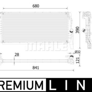 MOTOR SU RADYATORU BMW B48 F45 F46 PREMIUM LINE - MAHLE