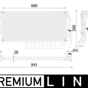 MOTOR SU RADYATORU BMW F45 F46 F48 F39 MINI F56 F54 F57 PREMIUM LINE - MAHLE