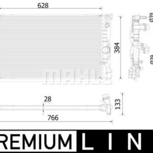 MOTOR SU RADYATORU PREMIUM LINE BMW G11 G12 15 20 G15 G16 18 20 - MAHLE