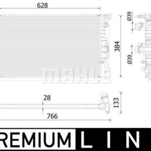 MOTOR SU RADYATORU PREMIUM LINE BMW G30 16 20 G31 18 20 - MAHLE