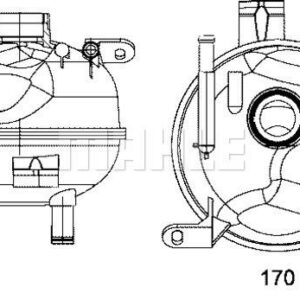 Ausgleichsbeh lter OPEL CORSA B TIGRA - MAHLE