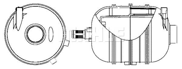 Ausgleichsbeh lter PEUGEOT PARTNER 206 98-03 - MAHLE