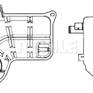 Ausgleichsbeh lter AUDI A6 02-05 - MAHLE