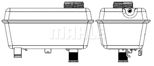 Ausgleichsbeh lter VOLVO 740//940/960 - MAHLE