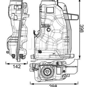 Ausgleichsbeh lter RANGE ROVER 5.0L - MAHLE