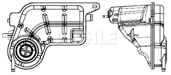 Ausgleichsbeh lter AUDI A6 05-11 - MAHLE