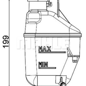 Ausgleichsbeh lter MINI R50/R53 N12/W10 01-0 - MAHLE