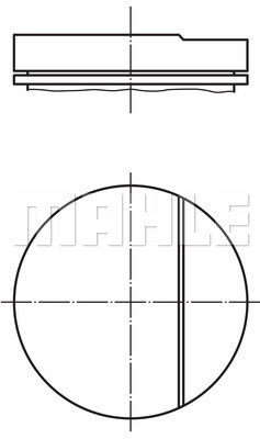 PİSTON COMPLETE 89 MM MERCEDES-BENZ - MAHLE