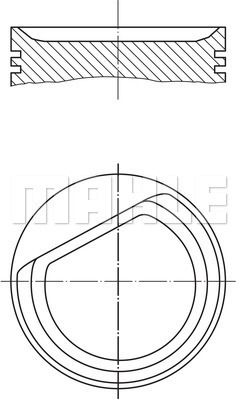 PİSTON COMPLETE 84 MM MERCEDES-BENZ - MAHLE