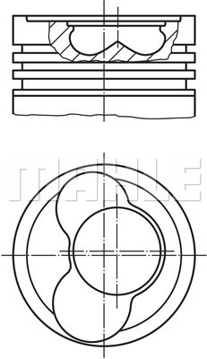 PİSTON COMPLETE VW - MAHLE