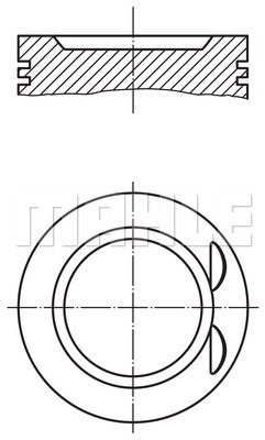 PİSTON COMPLETE 81.01 MM VOLVO - MAHLE