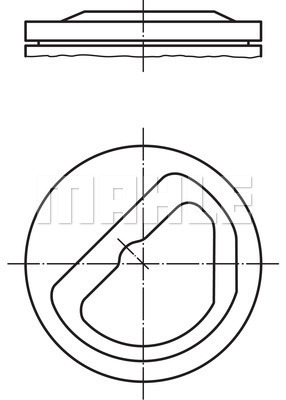 PİSTON COMPLETE 89.5 MM BMW - MAHLE