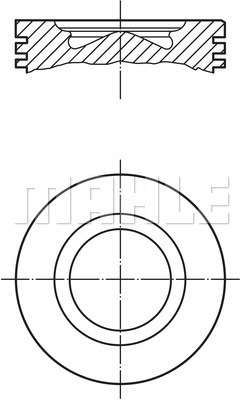 PİSTON COMPLETE 95.8 MM FIAT - MAHLE