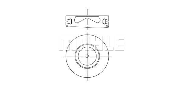 PİSTON COMPLETE AUDI - MAHLE