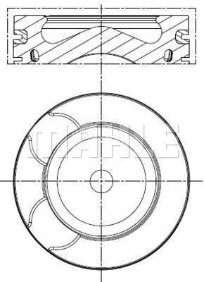 PİSTON COMPLETE 85 MM PEUGEOT - MAHLE