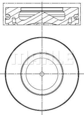 PISTON SEGMAN STD 84.00mm BMW E60 E87 E90 E92 E93 F10 F20 F30 F32 F33 F34 F36 E83 E84 F25 F15 MINI R55 R61 - MAHLE