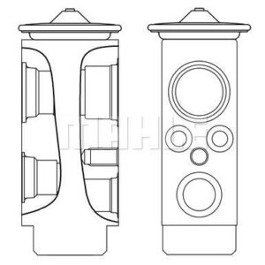 EXPANSİONSVENTİL UND ORİFİCE TUBE MERCEDES-BENZ A-CLASS - MAHLE