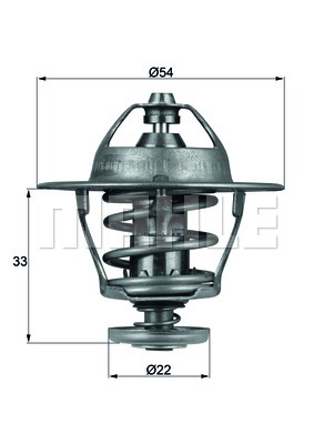 TERMOSTAT CORSA B-C-ASTRA F-G-H-COMBO-VECTRA B 1.7 DTI-1.7 CDTI 85C 6109.85358 - MAHLE