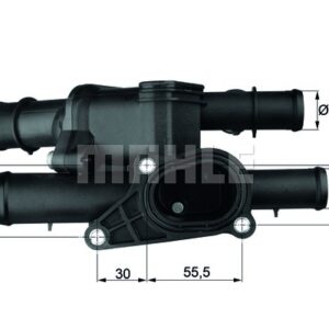 TERMOSTAT KOMPLE BORA-GOLF IV-A3 1.9-2.3-2.0 99-05 OTOM. 105C - MAHLE