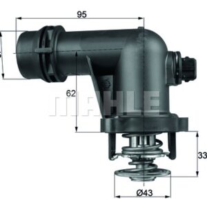 TERMOSTAT BMW M43 E36 E46 - MAHLE