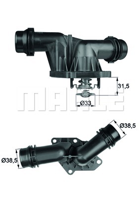 TERMOSTAT 95 BMW E46 E39 M47 - MAHLE