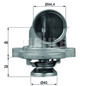 TERMOSTAT 80 C MERCEDES OM601 VITO W638 96 03 - MAHLE