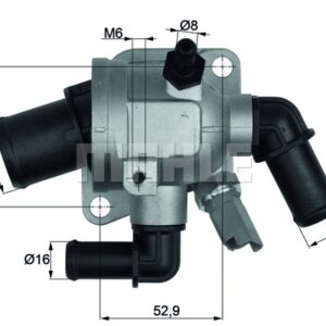 TERMOSTAT G982.88 KOMPLE 88C DOBLO-FIORINO-LINEA-PUNTO-CORSA D-ASTRA H-COMBO 1.3JTD-CDTİ MÜŞÜRLÜ - MAHLE