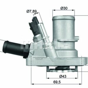 TERMOSTAT KOMPLE G1006.88 ALBEA-DOBLO-LINEA-PUNTO-IDEA-BRAVO-500- 1.4 BNZ Lİ MÜŞR LÜ 88C - MAHLE