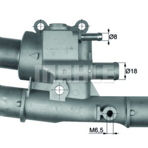 TERMOSTAT KOMPLE DOBLO-PALIO Weekend-ALBEA-BRAVO-BRAVA-MAREA-STILO-DEDRA-LYBRA 1.6 16V 88C - MAHLE