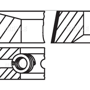 MOTOR SEGMAN 0.50 LGN II-MOVANO 2.2 TDCI-DTI 16V 00 G9T 87.00 - MAHLE