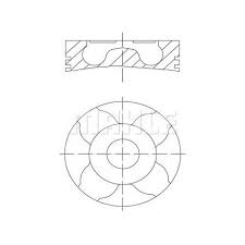 x MOTOR PİSTON SEGMAN 0.50 P407-EXPERT-C5-P807 2.0 HDİ 16V DW10ATED4 85.50 - MAHLE