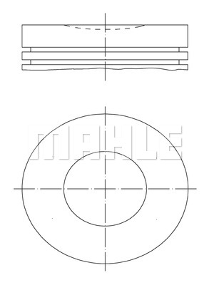 MOTOR PİSTON SEGMAN 0.60 P206-P307-P406-P407-P607-EXPERT-C4-C5 2.0 16V EW10J4-DEW10J4 85.60mm - MAHLE