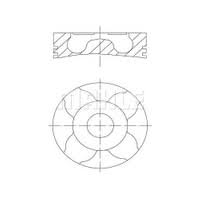 MOTOR PİSTON SEGMAN STD P307-EXPERT-C4-JUMPY-FIESTA-CMAX 1.6 HDI DW6 75.00 VOLVO MINI - MAHLE