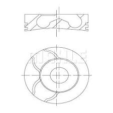 MOTOR PİSTON SEGMAN 0.60 PARTNER-P206-P306 2.0 HDI DW10 85.60 - MAHLE