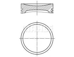 MOTOR PİSTON SEGMAN 0.50 PASSAT-JETTA 1.6 EE-EF-YP-EJ 80.01 - MAHLE