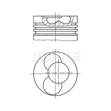 x MOTOR PİSTON SEGMAN 0.50 POLO-GOLF-PASSAT 1.9TDI-SDI ADM-AYQ-AGP-ASX 1.2 SİL 80.01 030PI00080102 - MAHLE