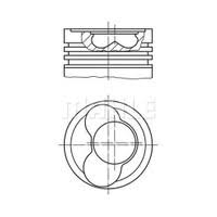 x MOTOR PİSTON SEGMAN 0.50 CADDY BJB 3.4 SİLİNDİR 80.01 030 PI 00066102 - MAHLE