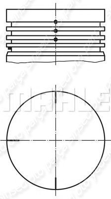 MOTOR PİSTON SEGMAN 0.50 KNG-CLIO-TWNG 1.2I D7F 69.50 - MAHLE