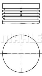 MOTOR PİSTON SEGMAN STD KNG-CLIO-TWNG 1.2I D7F 69.00 - MAHLE
