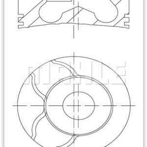 MOTOR PİSTON SEGMAN STD CLIO-KNG 1.5 DCI K9K 76.00 26 pim 0.20mm. Kısa - MAHLE