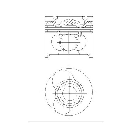 MOTOR PİSTON SEGMAN CLIO-KNG 1.5 DCI K9K 77.00 1.00 26PİM - MAHLE