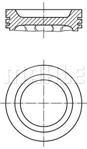 MOTOR PİSTON SEGMAN 0.50 LGN-MGN-SCENIC 2.0 8V F3R 83.22 - MAHLE