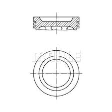 x MOTOR PİSTON SEGMAN 0.25 LGN-MGN-SCENIC 2.0 8V F3R 82.97 - MAHLE