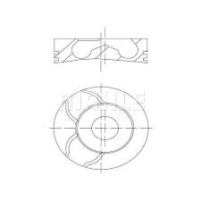 MOTOR PİSTON SEGMAN 0.50 MGN-LGN-TRAFIC-SCENIC-KNG 1.9 TDI F9Q 80.51 - MAHLE