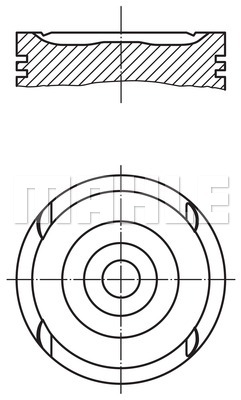 MOTOR PİSTON SEGMAN OPEL CALIBRA-VECTRA 2.0İ T 92-97 86.50mm - MAHLE